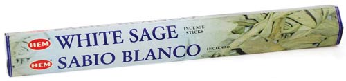 White Sage HEM stick 20pk - Click Image to Close