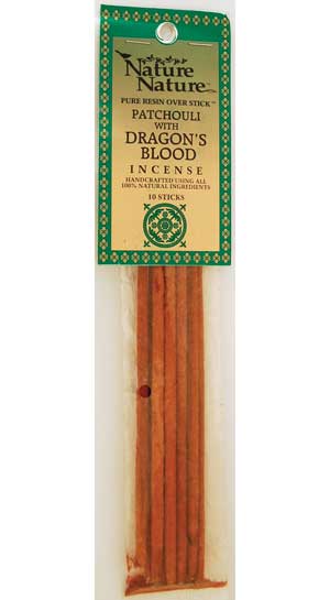Dragon's Blood/Patchouli stick 10pk - Click Image to Close