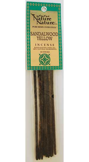 Sandalwood Yellow stick 10pk - Click Image to Close