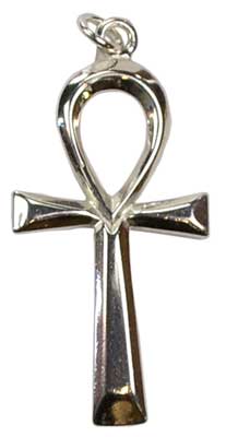 1 1/2" Ankh sterling - Click Image to Close