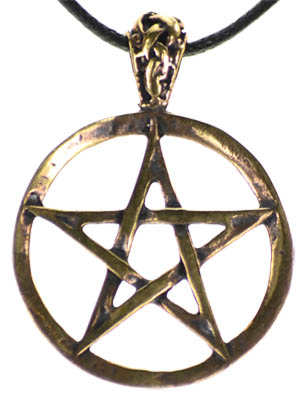 Pentagram bronze - Click Image to Close
