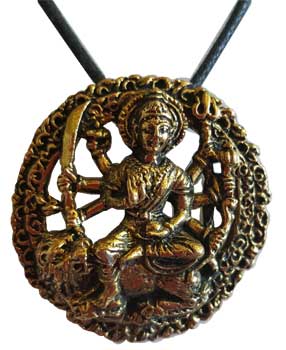 Durga brass - Click Image to Close