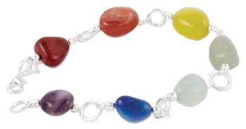 7 Chakra stone bracelet