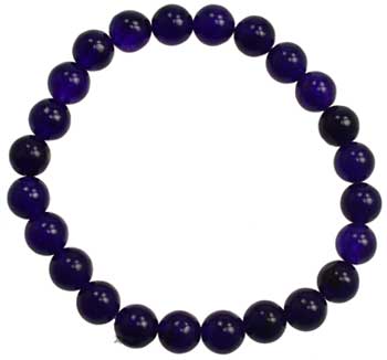 8mm Purple Jade bracelet - Click Image to Close