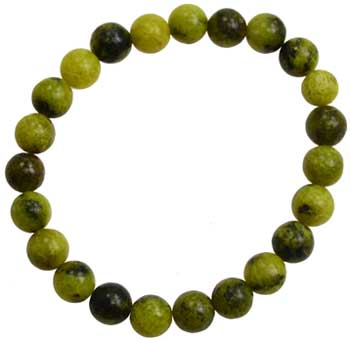 8mm Yellow Turquoise bracelet - Click Image to Close