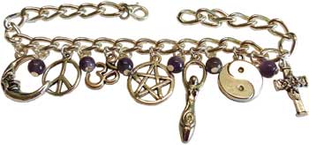 Amethyst Coexist bracelet - Click Image to Close