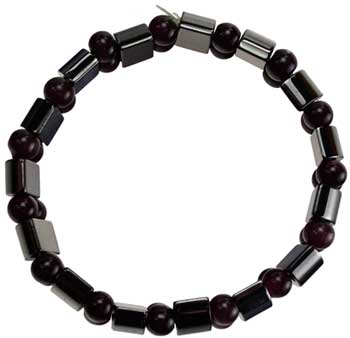 Magnetic Amethyst w/ Beads - Click Image to Close