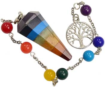 Chakra pendulum bracelet - Click Image to Close
