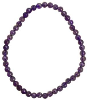 4mm Amethyst stretch - Click Image to Close