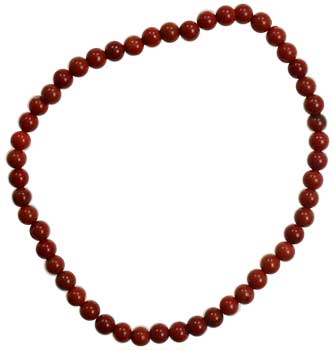 4mm Red Jasper stretch - Click Image to Close