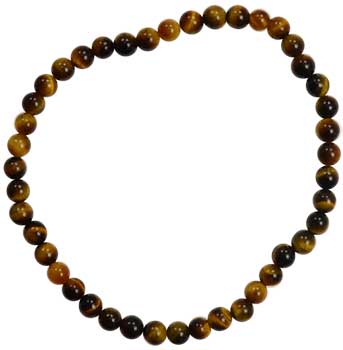4mm Tiger Eye stretch - Click Image to Close