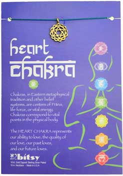 Heart chakra gold - Click Image to Close