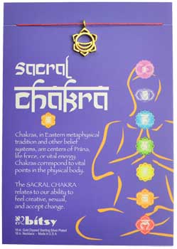 Sacral chakra gold - Click Image to Close
