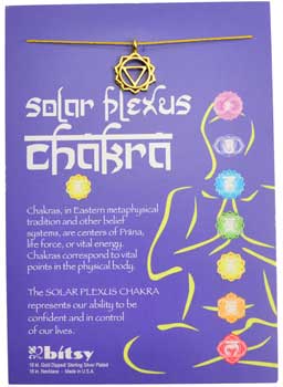 Solar Plexus chakra gold - Click Image to Close