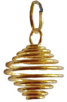 3/4" Gold Plated coil - Click Image to Close