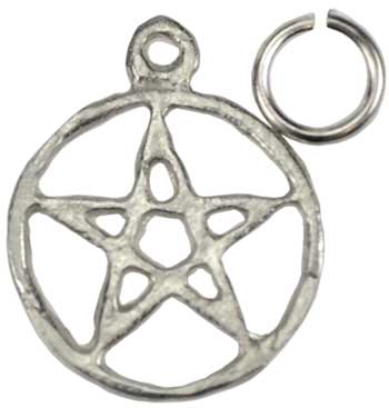 Pentagram Charm 10pk - Click Image to Close