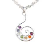 Spiral chakra pendent - Click Image to Close