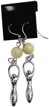 Moonstone Goddess earrings - Click Image to Close