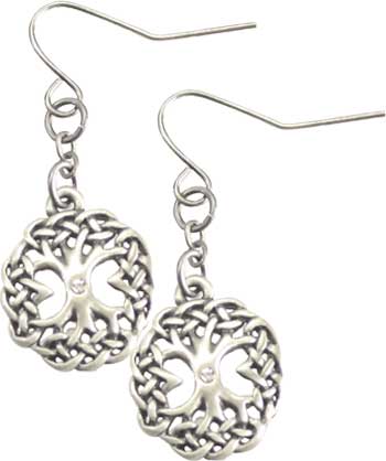 Celtic Tree earring - Click Image to Close