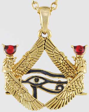 Isis Framed Eye of Horus - Click Image to Close