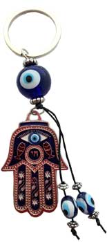 Hand Evil Eye keychain - Click Image to Close