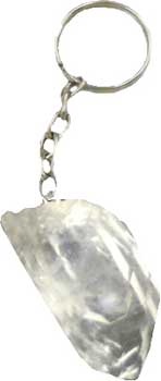 Clear Quartz keychain - Click Image to Close