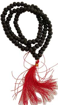 Black Tulsi japa mala