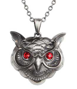 Owl necklace - Click Image to Close