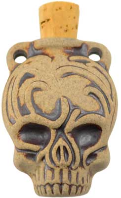 Calavera Skull Bottle - Click Image to Close