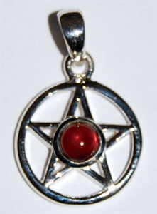 Small Garnet Pentagram