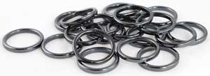 3mm Hematite Rings (20/bag) - Click Image to Close