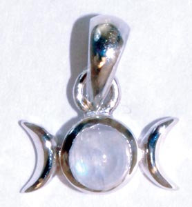 Triple Goddess Rainbow Moonstone - Click Image to Close