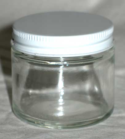 2oz Clear Glass Jar (c) - Click Image to Close