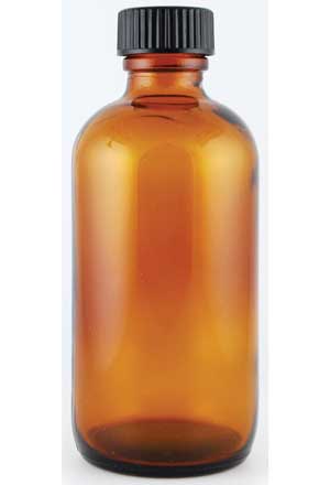 4oz Amber with Cap - Click Image to Close