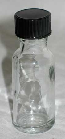 .5oz Clear Glass bottle - Click Image to Close