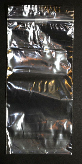 Ziplock Bags 4" x 8" 100/pkg - Click Image to Close