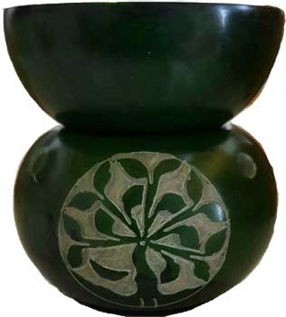 green soapstone Tree of Life oil diffuser