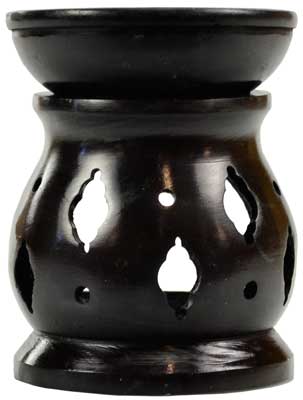 3 1/2" Black diffuser - Click Image to Close