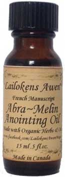 15ml Abra Melin (french) Lailokens Awen oil - Click Image to Close