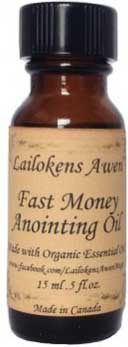 15ml Fast Money Lailokens Awen oil - Click Image to Close