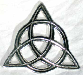 Triquetra open cut altar tile 3" - Click Image to Close