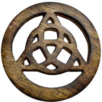 Triquetra altar tile 4" - Click Image to Close