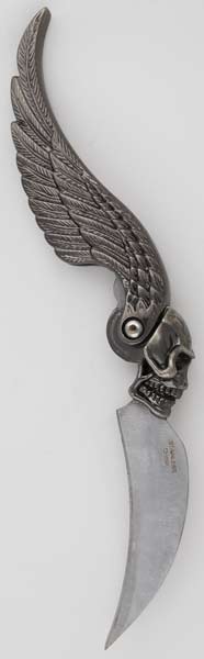 Skull Wing athame - Click Image to Close