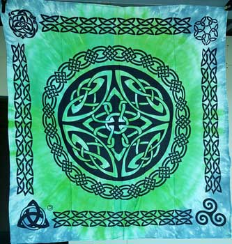 36" x 36" Shield Knot altar cloth - Click Image to Close