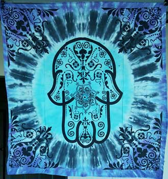 36" x 36" Fatima Hand altar cloth - Click Image to Close