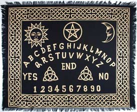 Ouija-Board altar cloth - Click Image to Close