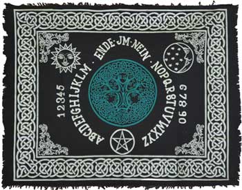 Tree of Life Ouija-Board altar cloth 24"x30"