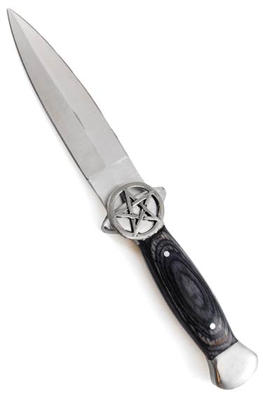 Lg Pentagram athame - Click Image to Close