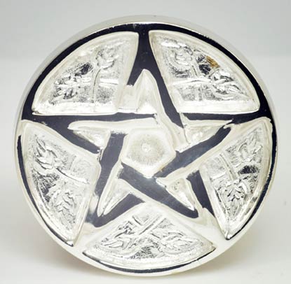 Pentagram Paten 3" altar tile - Click Image to Close