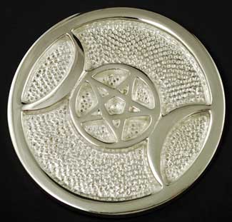 Small Triple Moon altar tile 3 1/2" - Click Image to Close
